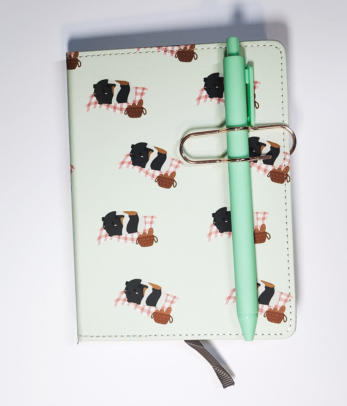 Guinea Pig Journal Complete Set- notebook, winter notebook, guinea pig notebook, A6 notebook, guinea pig A6 notebook and pen set, guinea pig