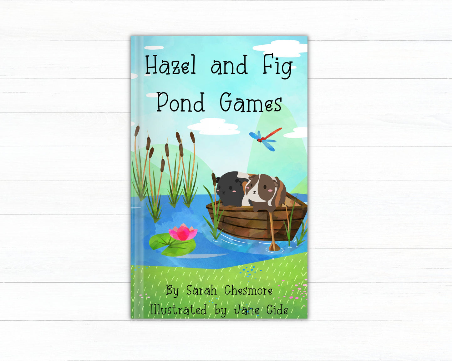 Hazel & Fig Pond Games- children's book, guinea pig book, story book, pond animal book, similarities and differences, math facts