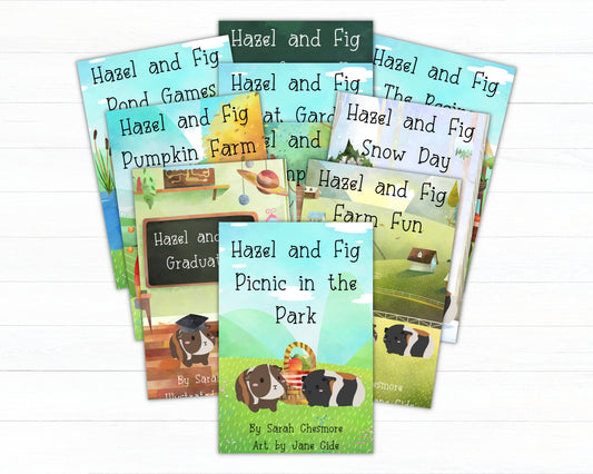 Hazel & Fig The Complete Collection- children's books, guinea pig books, story books, first grade books, books about making friends