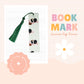 Guinea Pig Picnic Bookmark- guinea pig bookmark, picnic bookmark, guinea pig picnic, summer bookmark, green guinea pig bookmark, picnic