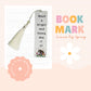 Guinea Pig Spring Bookmark- guinea pig bookmark, flower bookmark, guinea pig tassel bookmark, spring bookmark, quote bookmark, mother's day